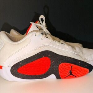 Jordan Tatum Why Not Zer0.2 white red cement men's basketball shoes size 10